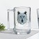 Animals mug, glass, 320 ml, mix