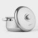 Gretta pan, 4.5 l, d = 22 cm, capsule, metal cover, induction
