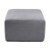 Pouf "Warsaw" Velur Happy 996 Gray 70x68x45