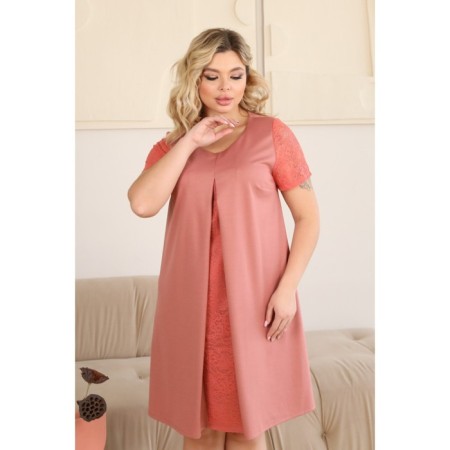 Female dress, size 60, peach color-7