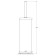 Toilet ruff with floor cover, chrome, artwelle