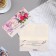 Money envelope "Happy Birthday!" heart, purple tone, white tone, 8.3x16.3 cm