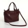 Women's bag with lightning, burgundy color