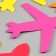 Set of figures from EVA "Airplane", 12 pcs., Mix color