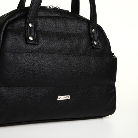 Women's bag with lightning, black color-3