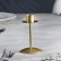 Bob Climber Metal for one candle, 7.4x12 cm, gold