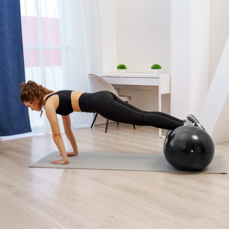 Fitball oval Onlytop, 77x40x40 cm, 900 g, Mix color-4