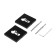 Door pad to Lockland Pro handles, black color