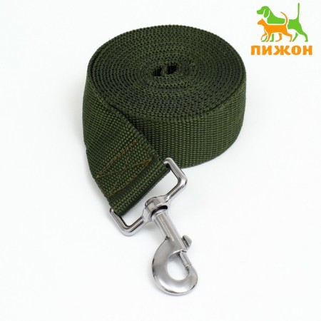 Leash 3 m x 4 cm, green