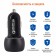 Car adapter CARLINE® 2XUSB Quick Charge 3.0, in a 12V cigarette lighter, Black color