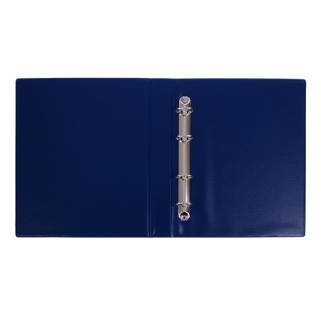 Album for coins on rings, optima format 230 x 265 mm Calligrata, includes up to 20 sheets, PVC cover, blue-3