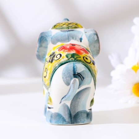 Souvenir "Elephant Tosha", 9x11cm, Gzhel, Color-3