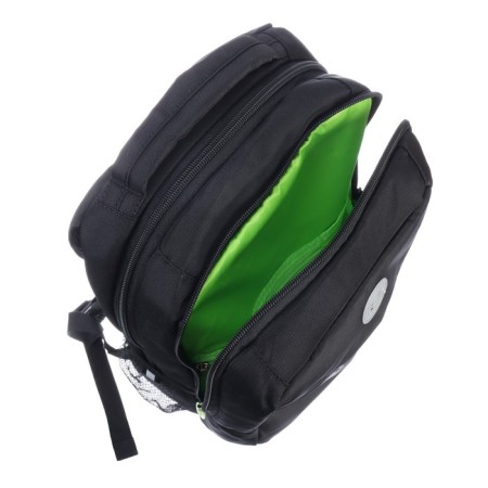 School backpack, 39 x 26 x 19 cm, Grizzly, ergonomic back, laptop department, black-8