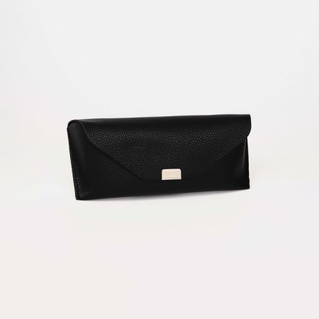 Case for glasses on the button, black color