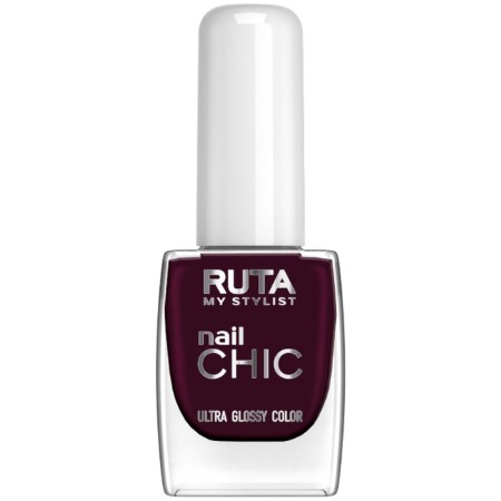 Nail polish Ruta Nail Chic, tone 46, dark raisins