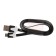 Luazon cable, microUSB - USB, 1 A, 1 m, flat, black