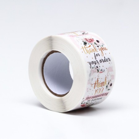Stickers in the roll "Pasibo", 500 pcs, 3.8 x 3.8 cm-2