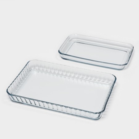 A set of baking forms Borcam, 2 items: 1.9 l, 3.8 liters-4