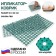Iplikator-river, PVC base, 360 modules, 56 × 62 cm, transparent/green color