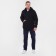 Male sweatshirt was laid down, black color, size 54