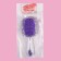 The comb is massage, wide, 6 × 18 cm, purple color
