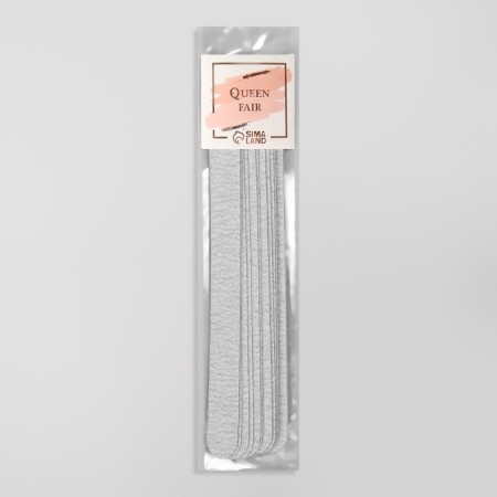 Frone file for a file, on a foamed basis, abrasiveness 180, 18 cm, packing 10 pcs, color gray-4
