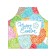 Apron kitchen with a photo print "Painted Easter eggs", adjustable, size OS