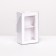 Folding box with a transparent lid, 10 x 6 x 3.5 cm, white