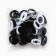 Hair elastic bands "Mahrushka", Panda, 50 pcs.