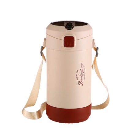 Thermos for meals, 1.2 l, 3 containers, folding spoon, retains heat up to 24 hours, 27 x 15 cm-2