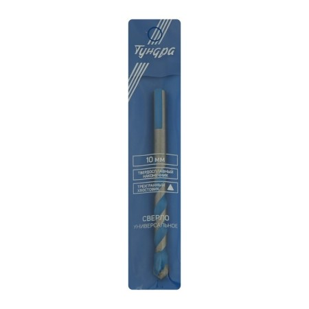A universal tundra drill, a carbide tank, a trihedral shank, 10 x 115 mm-3