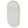 Wall mirror "Nord", 900 × 450 × 16 mm, Amber oak color