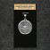Slavic amulet "Wolf + Wolf's Haw", 8g, 32x28 mm, opening size 9x5 mm, purether