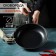 Sleeps "Jacqueline", D = 20 cm, thickness 0.65 mm, plastic handle, anti -stick coating, black color black
