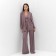 Female set (shirt, trousers, top) KAFTAN "BASE" p. 46, coffee