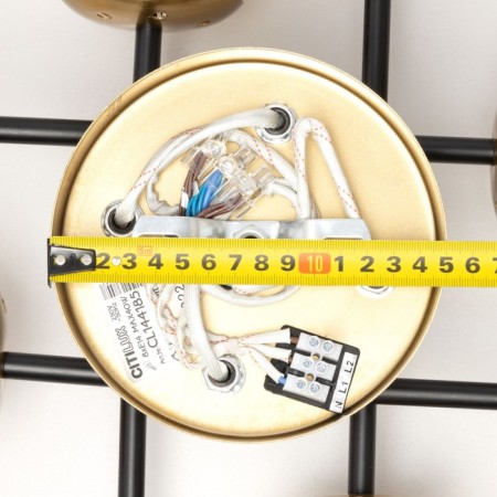 Ceiling chandelier Citilux "Pamela" CL144185, 8x40W, E14, colorful color-12