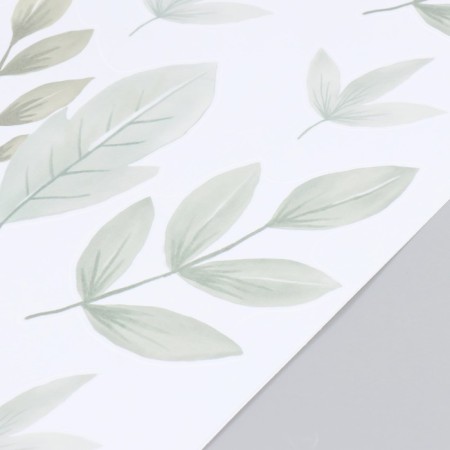 Stick plastic interior color "light leaves" set 2 sheets 30x90 cm-2