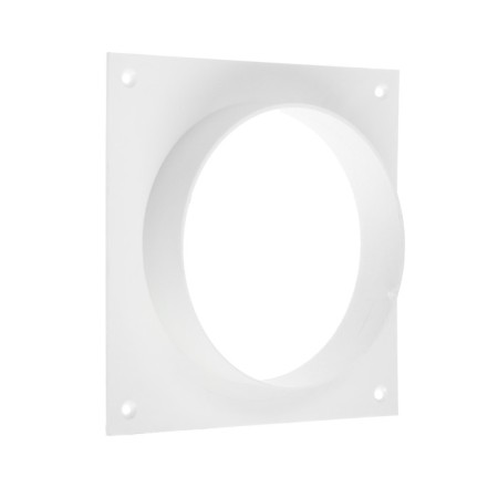 The end of the end zein, 150x150 mm, d = 120 mm, with a flange