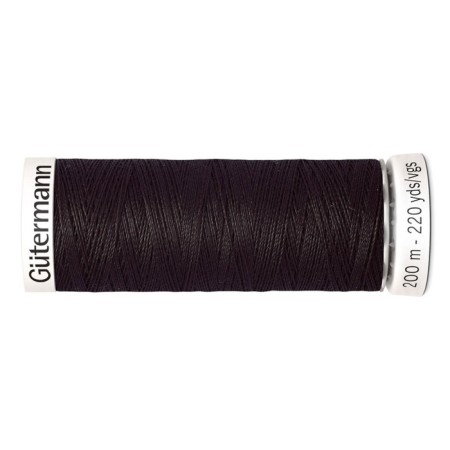 SEW-HALL thread for all materials, 200 m, 748277 (682 dark-tone brown)