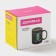 Mug - chameleon ceramic share "coffee", 350 ml, black color