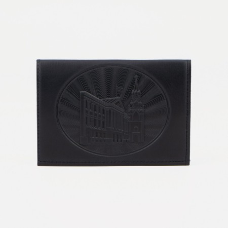 Cover for passport, black color-1