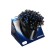 Ballpoint Pensan My-Tech Ballpress, Node-bela 0.7 mm, blue ink + display