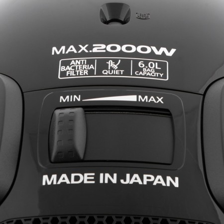 Vacuum cleaner Panasonic MC-CJ913K, bag, 2000 watts, 6 l, cord 5 m, black-2