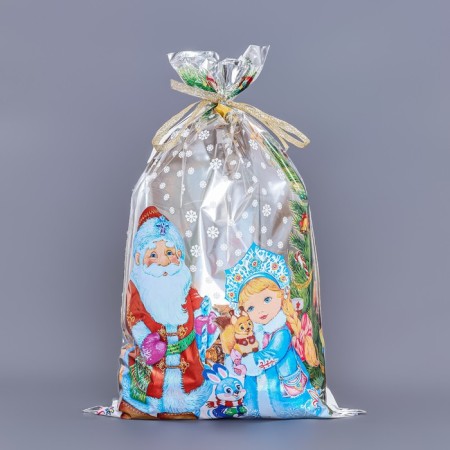 Gift package "Miracle" 25 x 40 cm, color metallized pattern-3