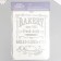 Plastic stencil "Bakery" 22x31 cm