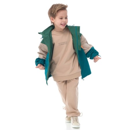 Sweatshirt for boys, height 92 cm, sandy color-6