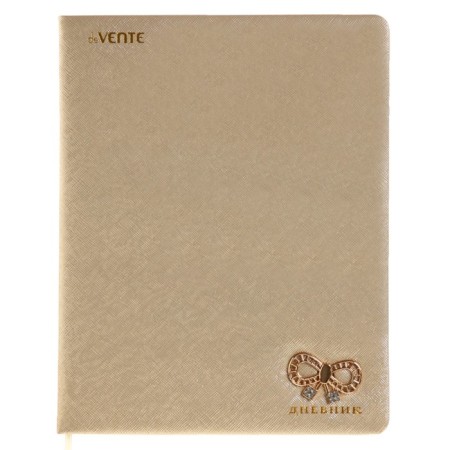 Universal diary for grade 1-11 Bow, hard cover, artificial leather, foil embossing, lies, 80 g/m2