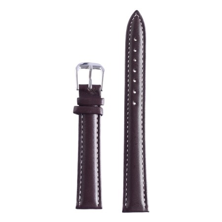 Bugert watch strap 12 mm, genuine leather, l = 20 cm, brown-1