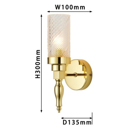 Anima wall lamp 100 mm, 100 mm, 135 mm, E14 40W-2
