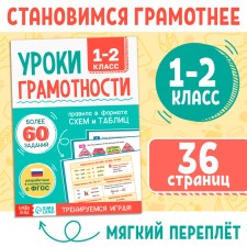 Book-Trinazher “Literacy lessons. Grade 1-2 ”, 36 p.